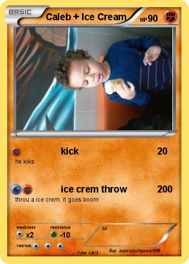 Pokemon Caleb + Ice Cream