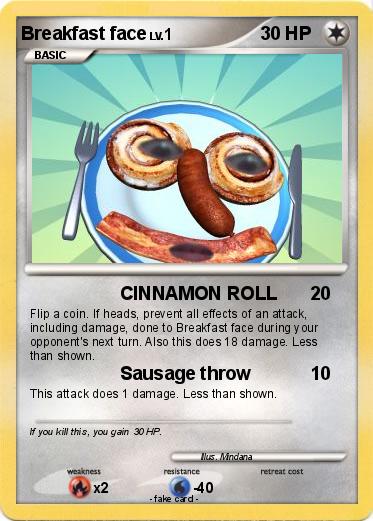 Pokemon Breakfast face