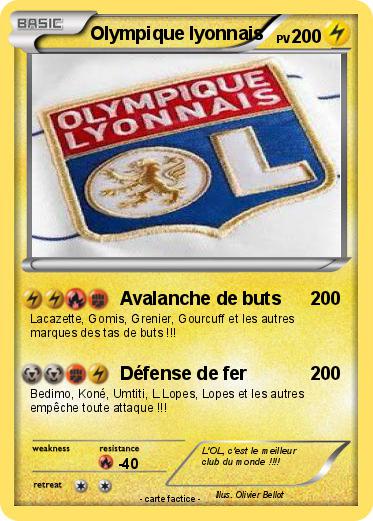 Pokemon Olympique lyonnais