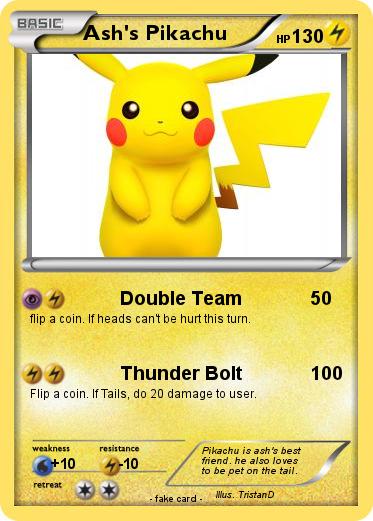 Pokemon Ash's Pikachu