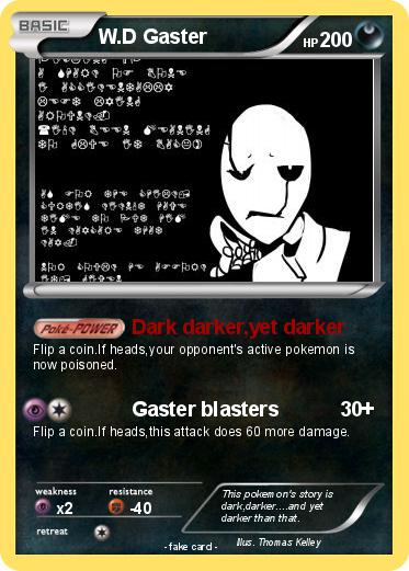 Pokemon W.D Gaster