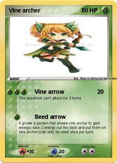 Pokemon Vine archer