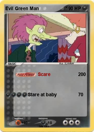 Pokemon Evil Green Man