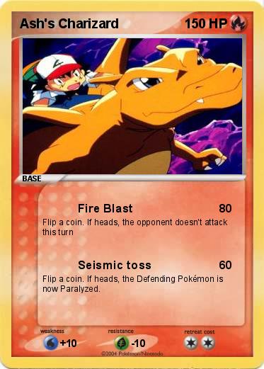 Pokemon Ash's Charizard