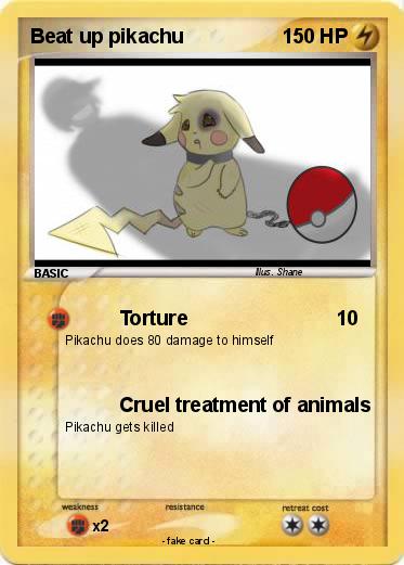 Pokemon Beat up pikachu