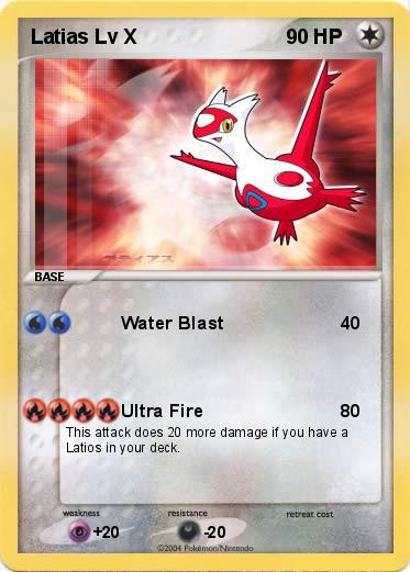 Pokemon Latias Lv X