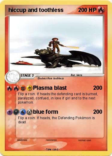 Pokemon hiccup and toothless