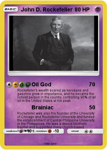 Pokemon John D. Rockefeller