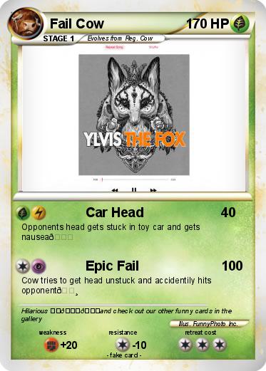 Pokemon Fail Cow