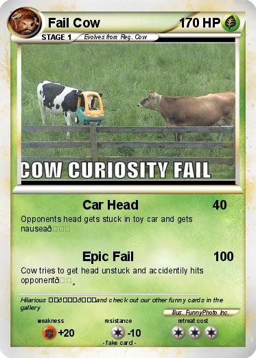 Pokemon Fail Cow