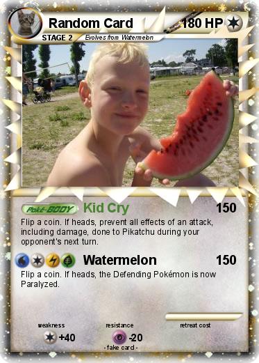 Pokemon Random Card