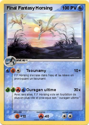 Pokemon Final Fantasy Horsing