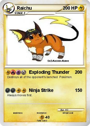 Pokemon Raichu