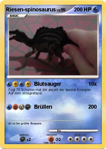 Pokemon Riesen-spinosaurus
