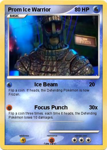 Pokemon Prom Ice Warrior