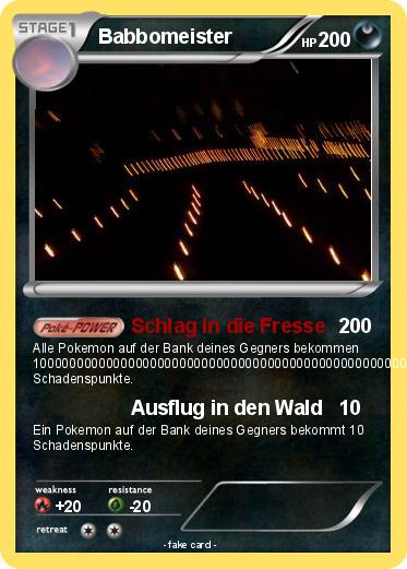 Pokemon Babbomeister