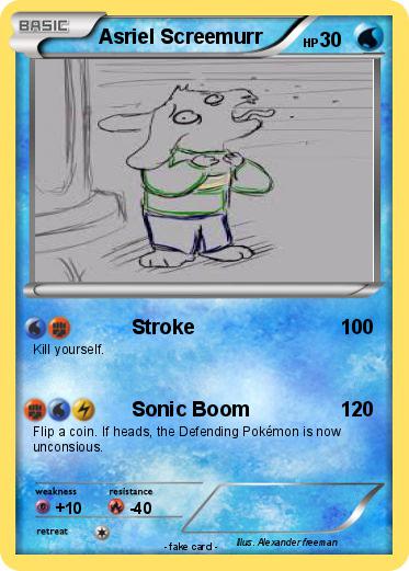 Pokemon Asriel Screemurr