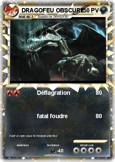 Pokemon DRAGOFEU OBSCURE