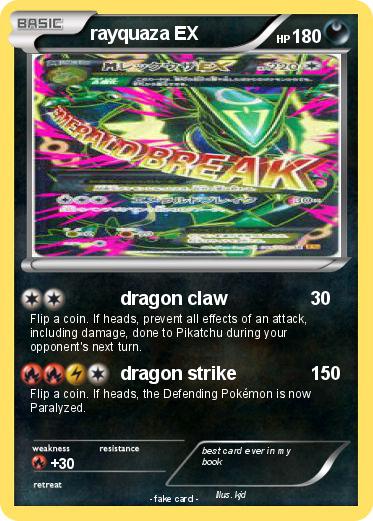Pokemon rayquaza EX