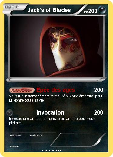 Pokemon Jack's of Blades