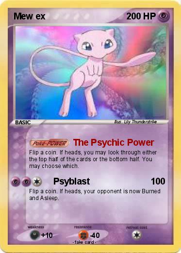 Pokemon Mew ex