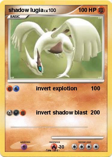 Pokemon shadow lugia