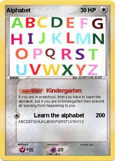 Pokemon Alphabet