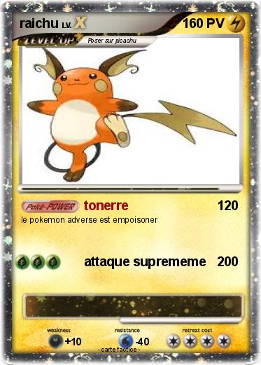 Pokemon raichu