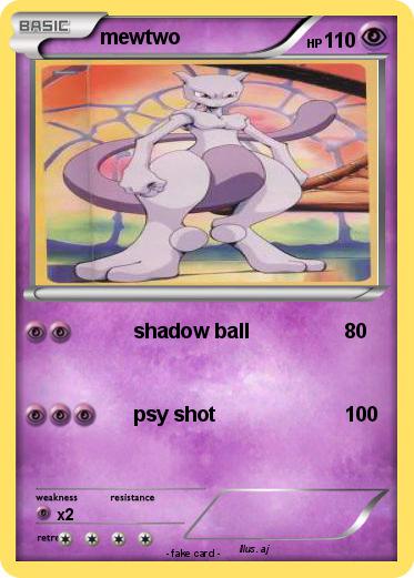Pokemon mewtwo