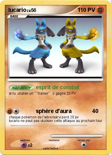 Pokemon lucario