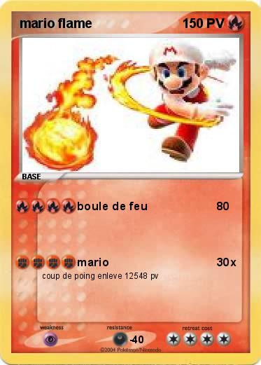 Pokemon mario flame