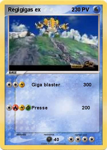 Pokemon Regigigas ex                     2