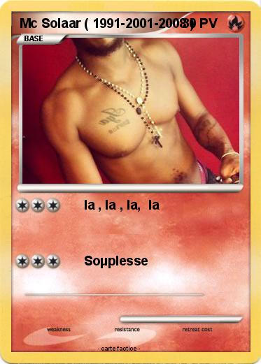 Pokemon Mc Solaar ( 1991-2001-2008 )