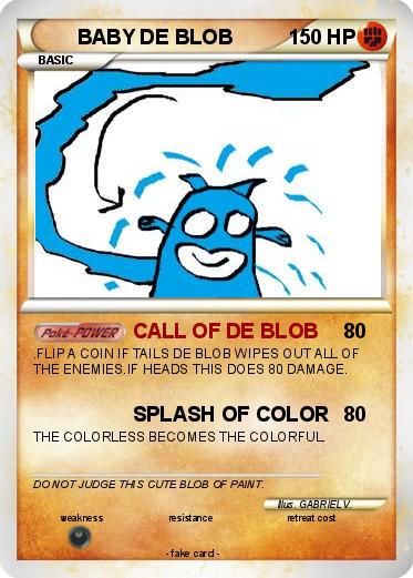 Pokemon BABY DE BLOB