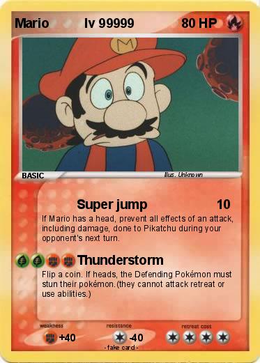 Pokemon Mario          lv 99999
