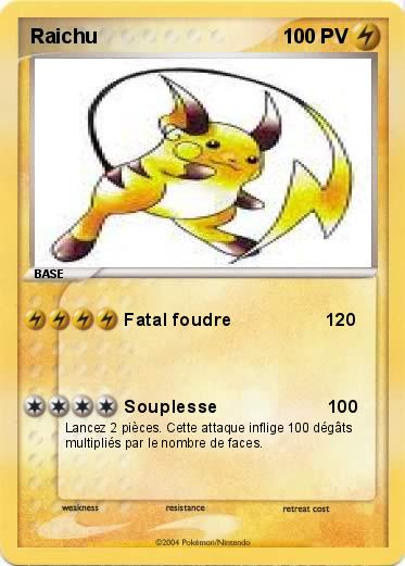 Pokemon Raichu