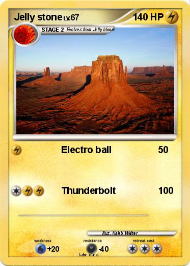 Pokemon Jelly stone