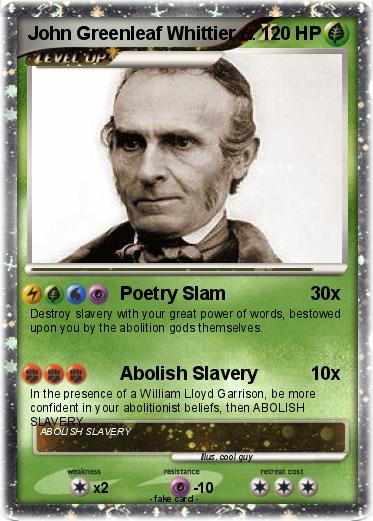 Pokemon John Greenleaf Whittier