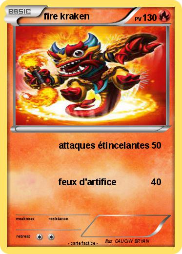 Pokemon fire kraken