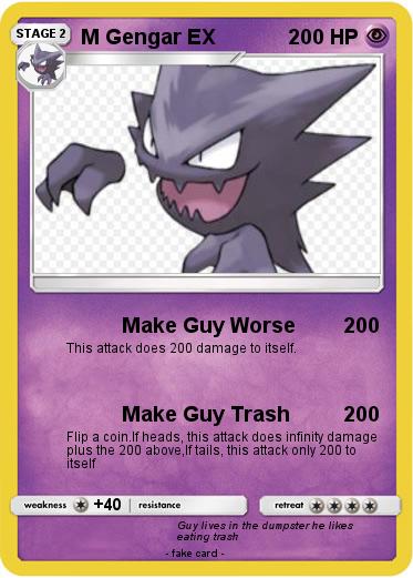 Pokemon M Gengar EX