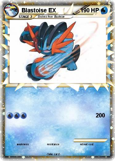 Pokemon Blastoise EX