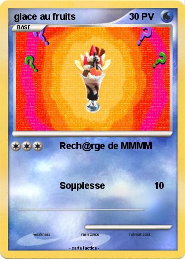 Pokemon glace au fruits