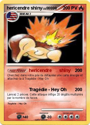 Pokemon hericendre shiny