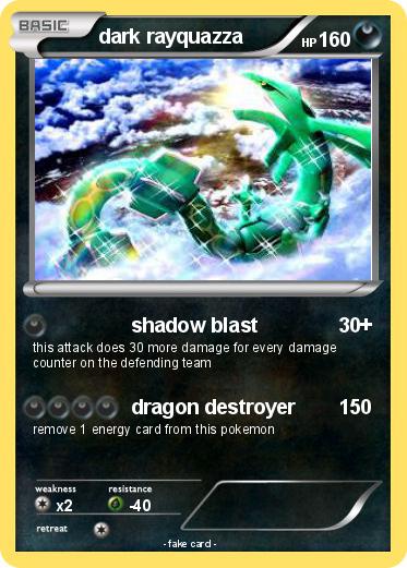 Pokemon dark rayquazza