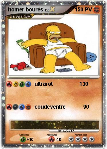 Pokemon homer bourés