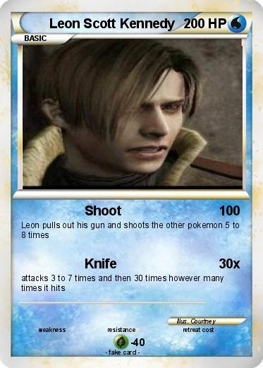 Pokemon Leon Scott Kennedy
