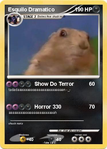 Pokemon Esquilo Dramatico