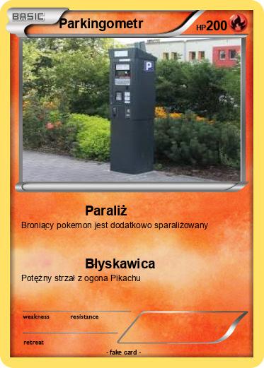 Pokemon Parkingometr