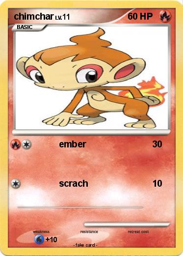 Pokemon chimchar