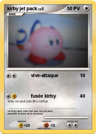 Pokemon kirby jet pack